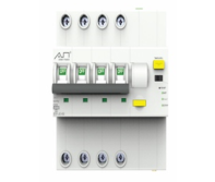 Tuya 380V Smart Leakage Protector, Power Metering, WiFi/Zigbee, 16-63A, 6kA, 108mm Rail, Remote Monitoring, DIN Mount, Certified